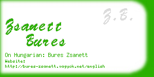 zsanett bures business card